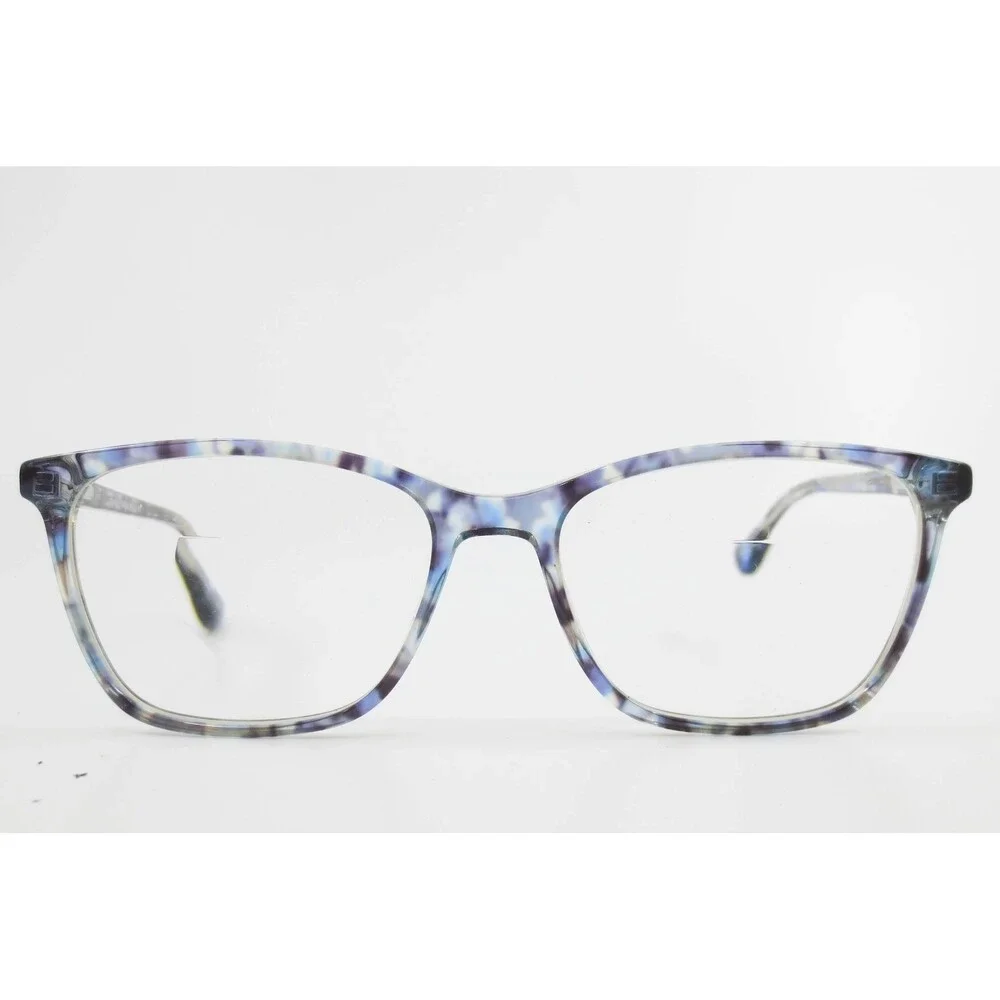 Christian Siriano CM 20212 GR/BL Blue Grey Tortoise Rectangular Eyeglass Frames